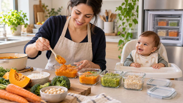 Como congelar e armazenar a comida do bebê sem perder nutrientes?
